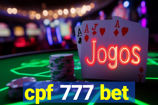 cpf 777 bet